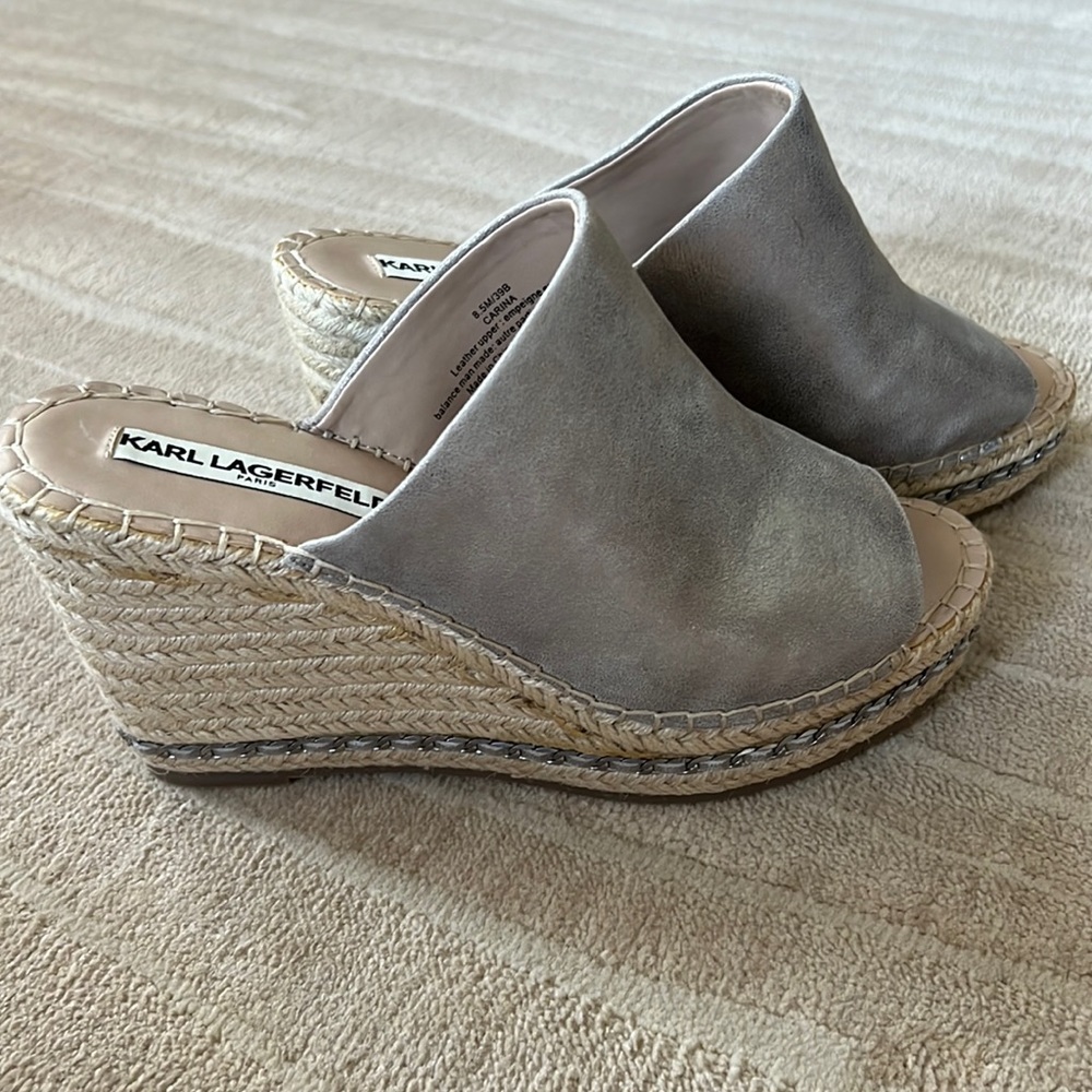 Karl Lagerfeld Wedge sandal (New)